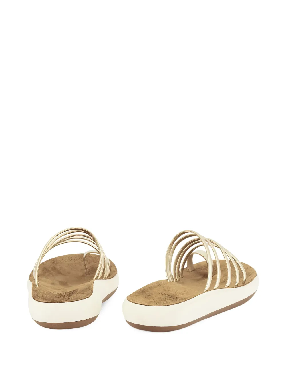 Ancient Greek Sandals Sandalen met meerdere bandjes Bruin