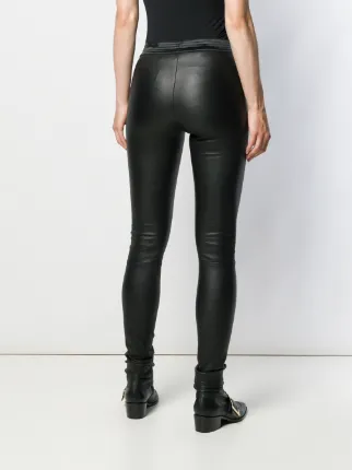 elasticated waist skinny leggings展示图