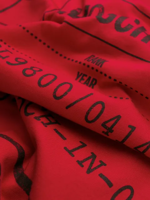 MOSCHINO CARE LABEL PRINT T-SHIRT