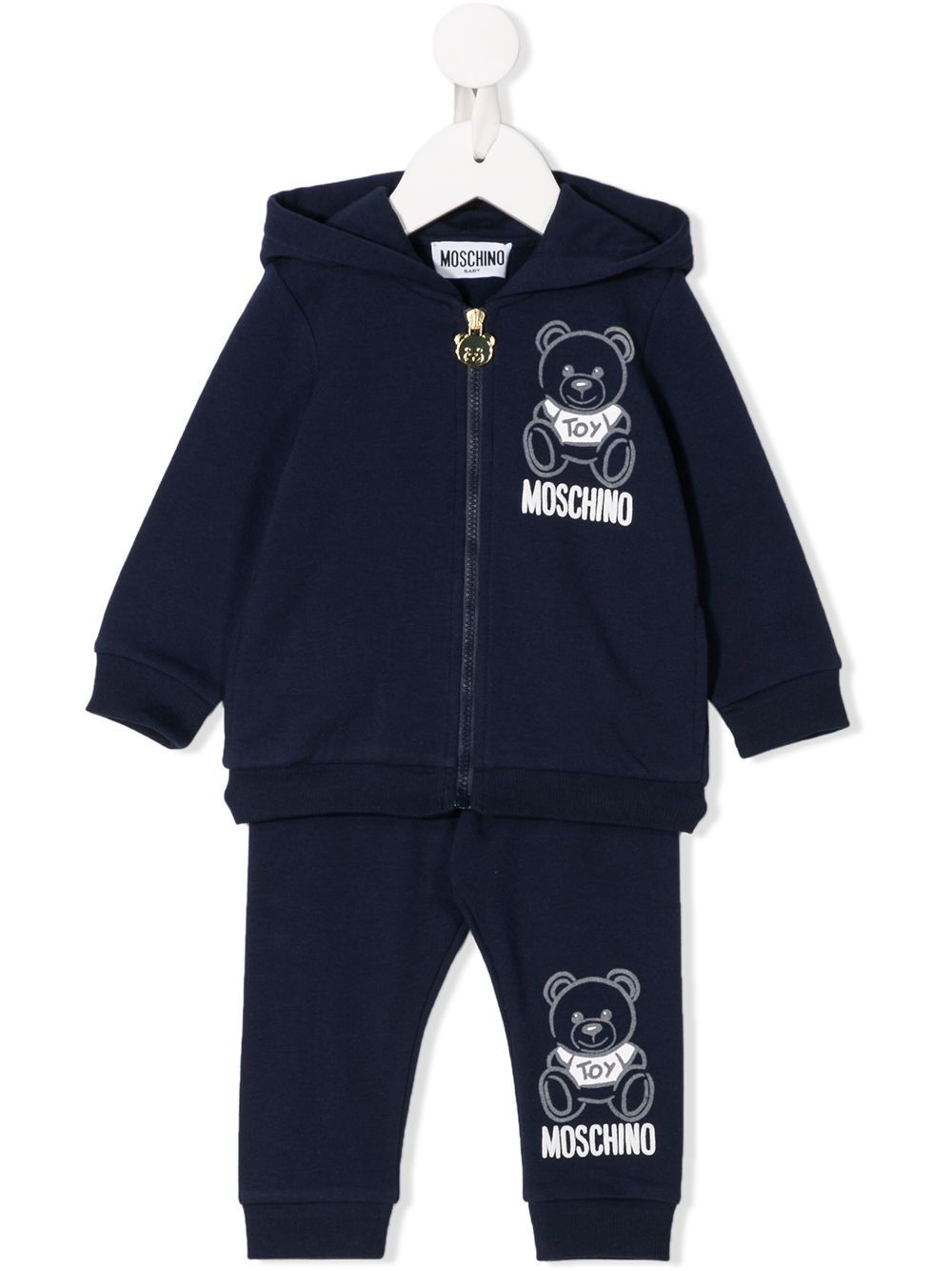 moschino baby teddy tracksuit