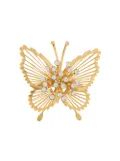 Monet Pre-Owned '1980s butterfly brooch - Gold