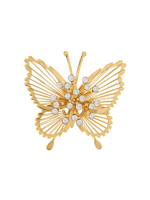 Broche à design papillon - Monet Pre-Owned - Modalova