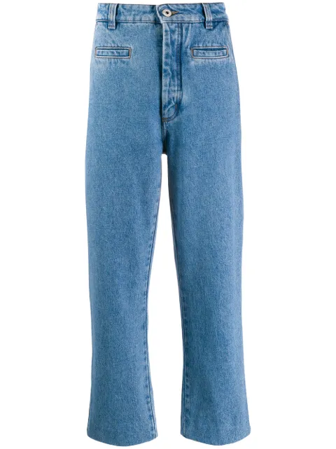 LOEWE Calça jeans cropped