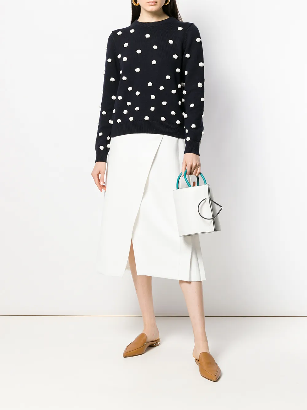 Tory Burch Trui met stippen - Blauw
