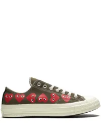 comme des garcons converse hearts all over