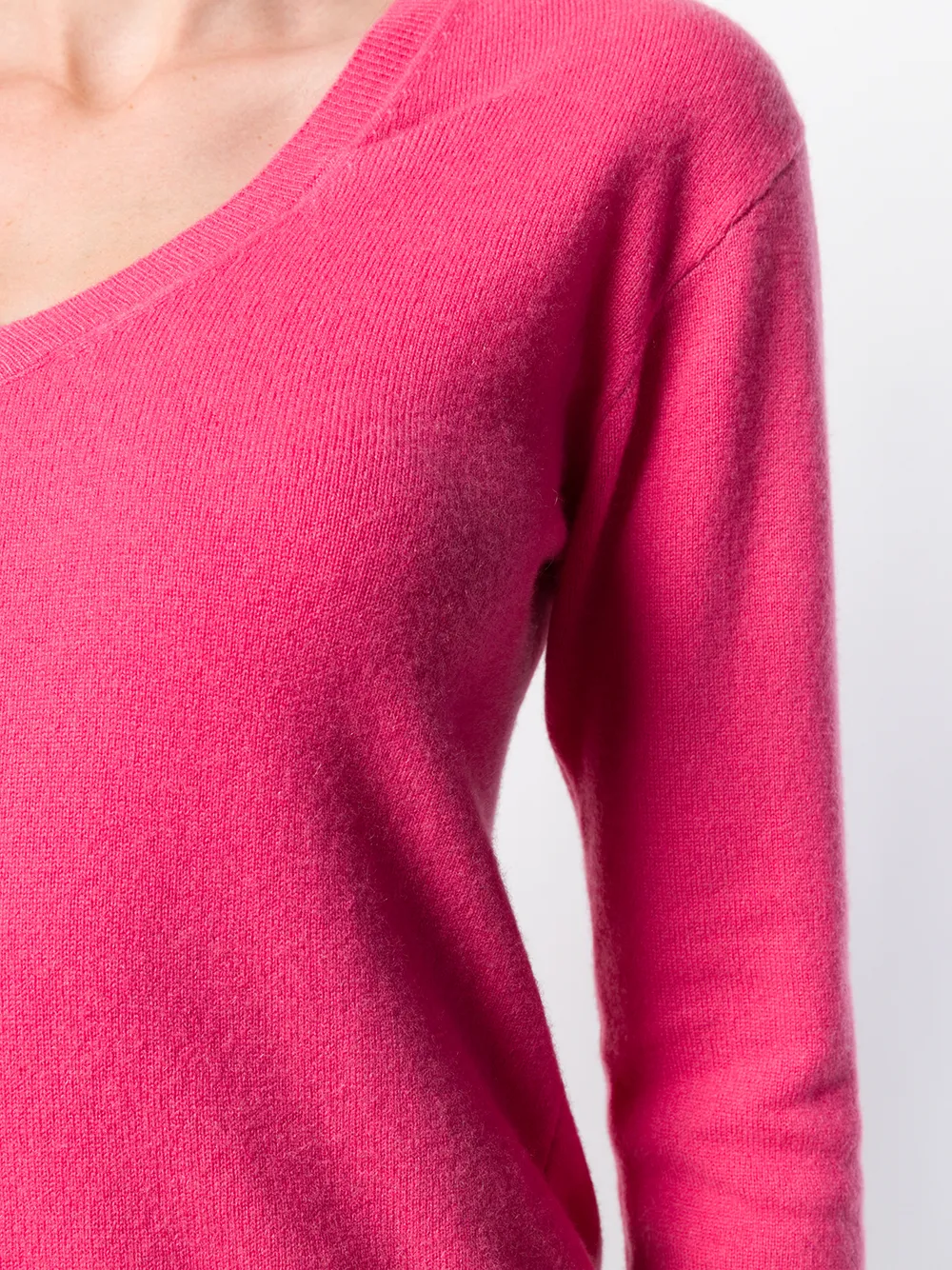 PINKO Trui met V-hals Roze