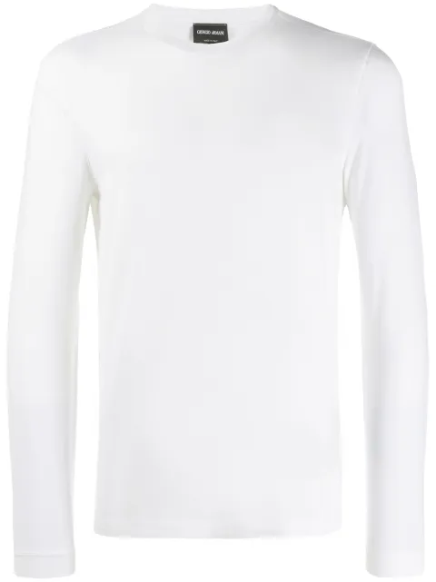 Giorgio Armani langærmet T-shirt