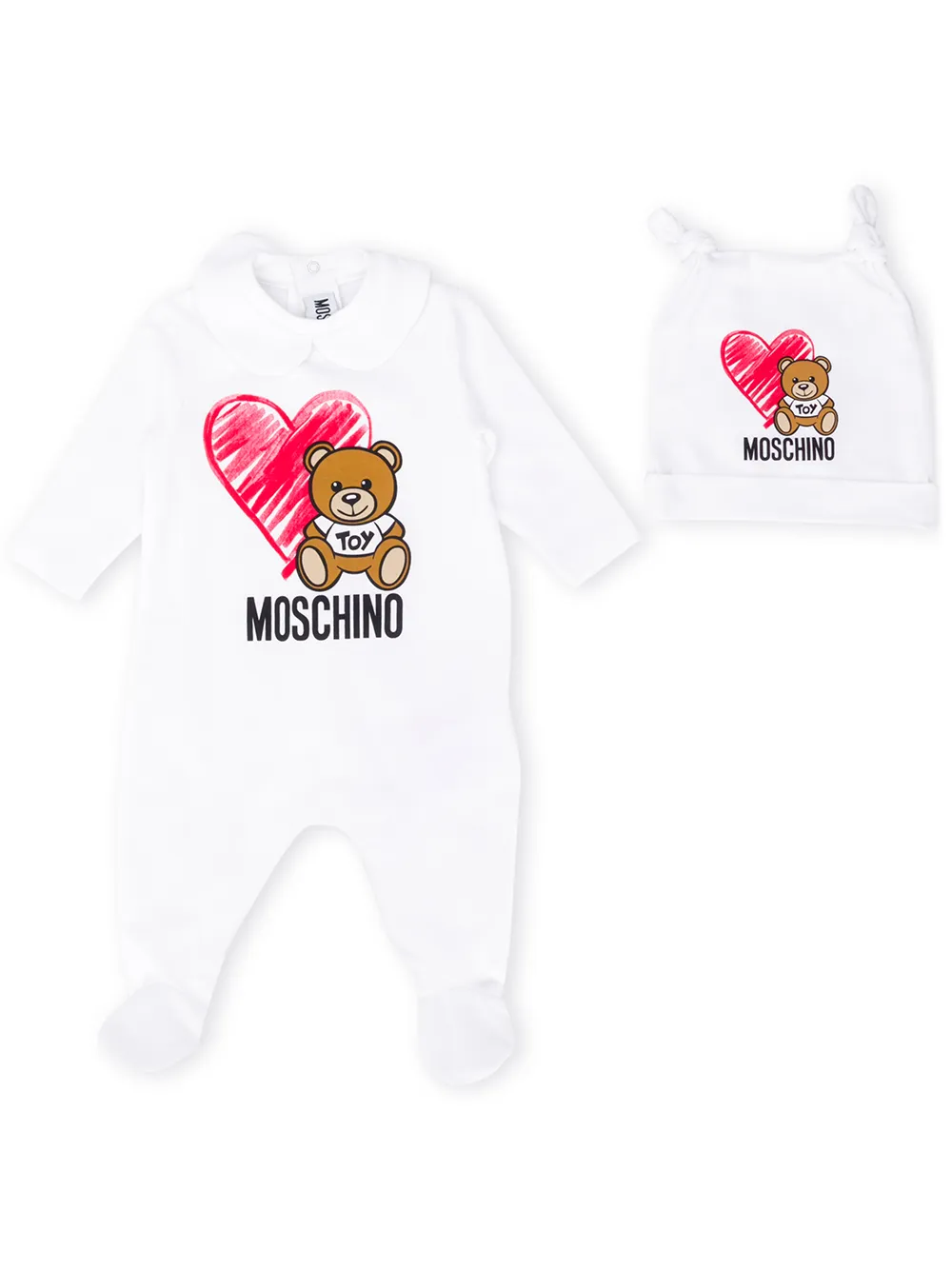 Moschino Kids بيجاما بطبعة Farfetch