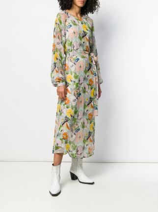 floral print midi dress展示图