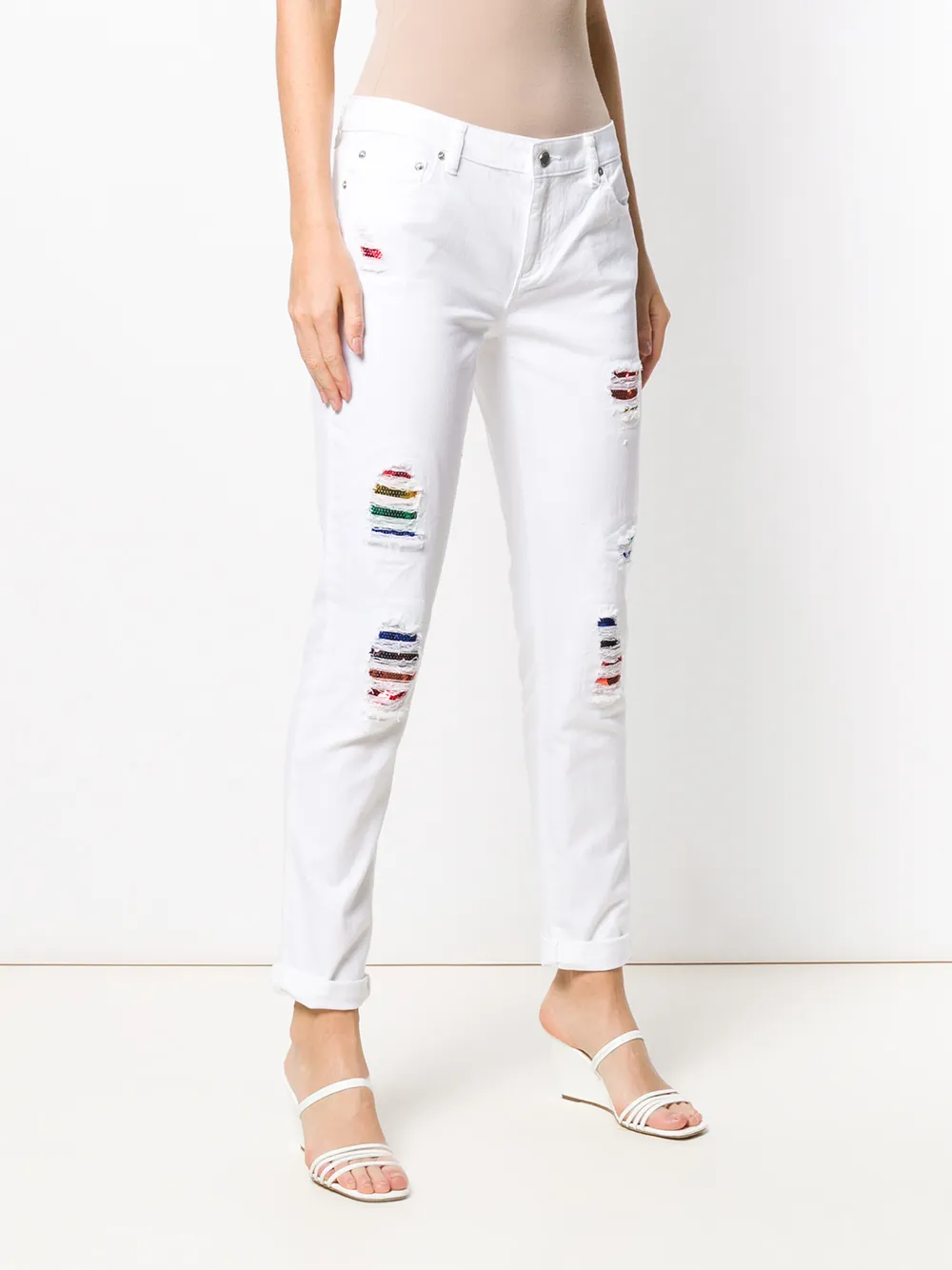 michael kors rainbow jeans