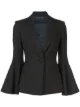 Image 1 of Oscar de la Renta flared cuff blazer