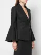 Oscar de la Renta flared cuff blazer