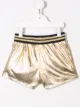 الصورة 2 من Little Marc Jacobs شورت بحزام خصر مخطط