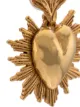 Oscar de la Renta heart-shaped earrings