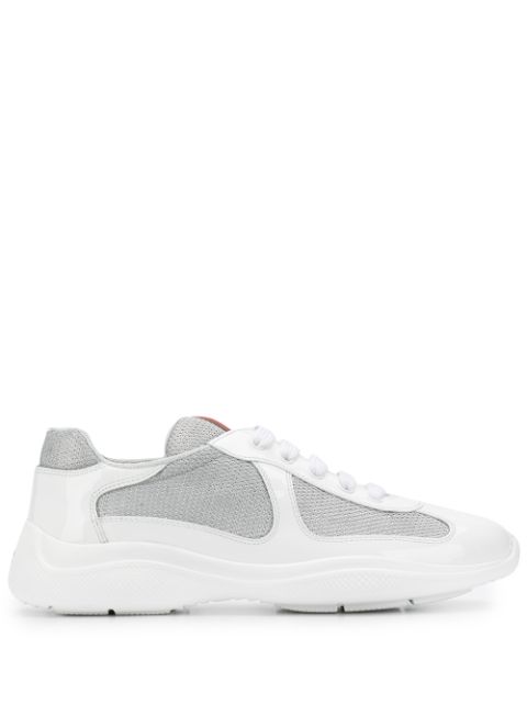 prada panelled low top sneakers