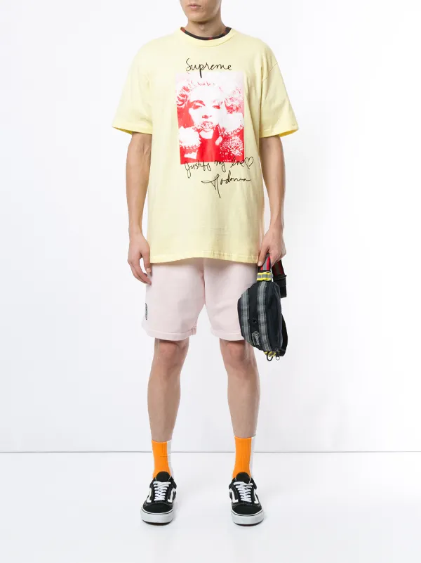 Supreme madonna 2024 tee yellow