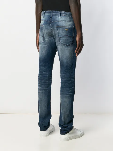 Emporio Armani Distressed Jeans - Farfetch