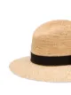 Prada straw hat with ribbon