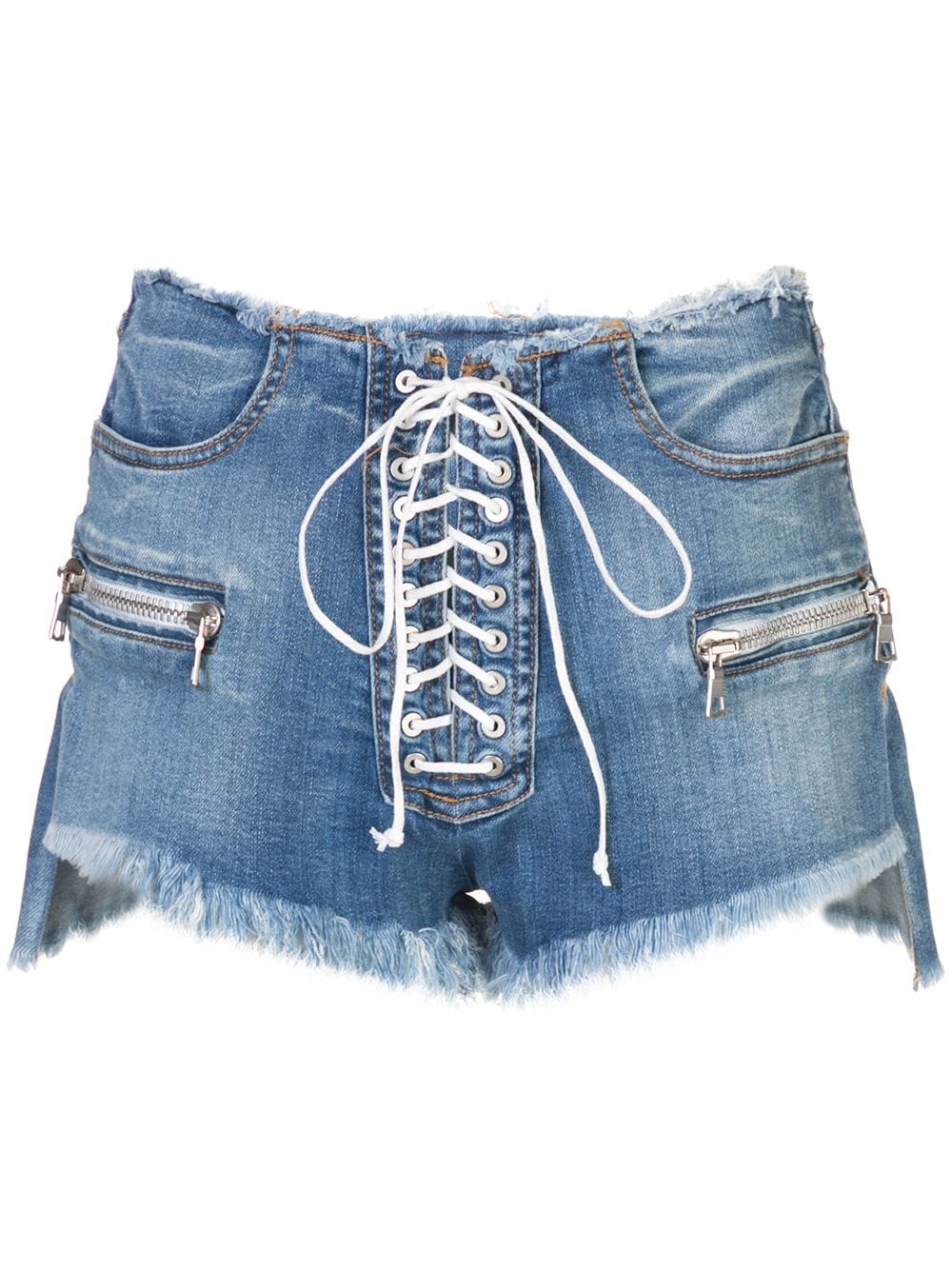 фото Unravel project джинсовая юбка с прорванными деталями