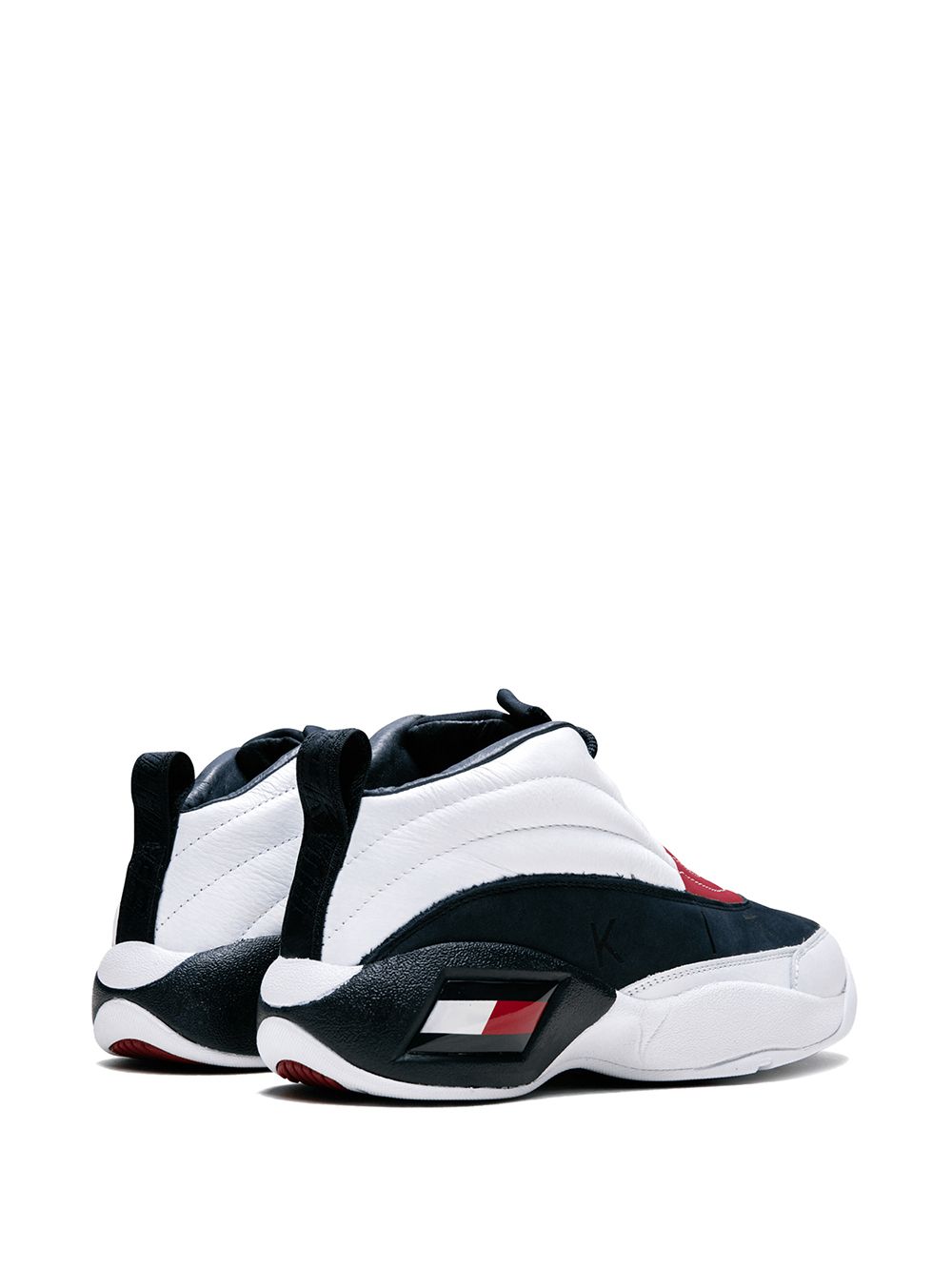 tommy hilfiger skew lux basketball sneaker kith white