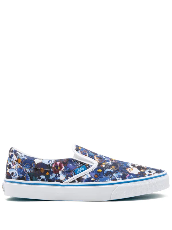 Vans x Takashi Murakami Classic Slip On LX Sneakers Blue FARFETCH AO