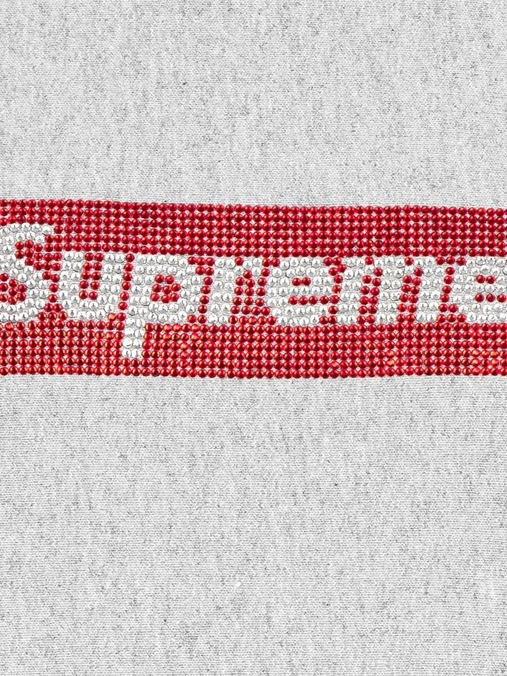 Supreme Swarovski Box Logo Hooded Sweatshirt Black