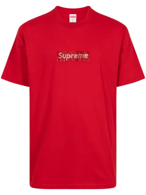 Supreme x Swarovski Box Logo T-shirt