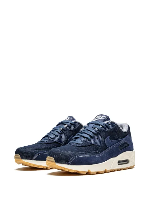 Nike Air Max 90 SE Sneakers Farfetch Details about Nike Air Max 90 SE Binary Blue Denim and Suede Womens Size 7.5