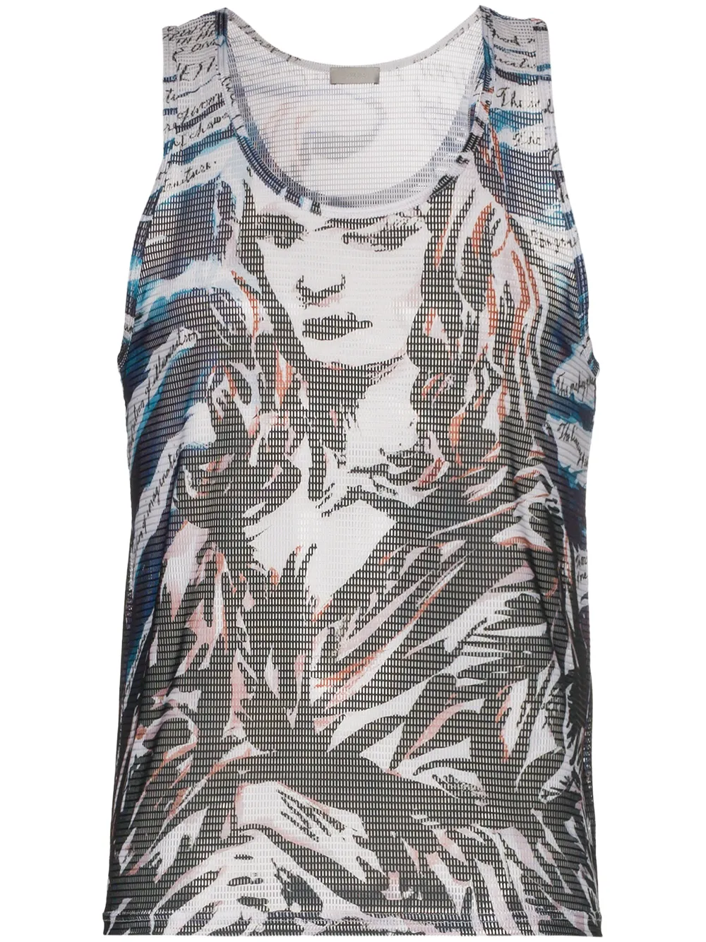 Dior Homme Tops X RAYMOND PETTIBON MONA LISA PRINT TANK TOP
