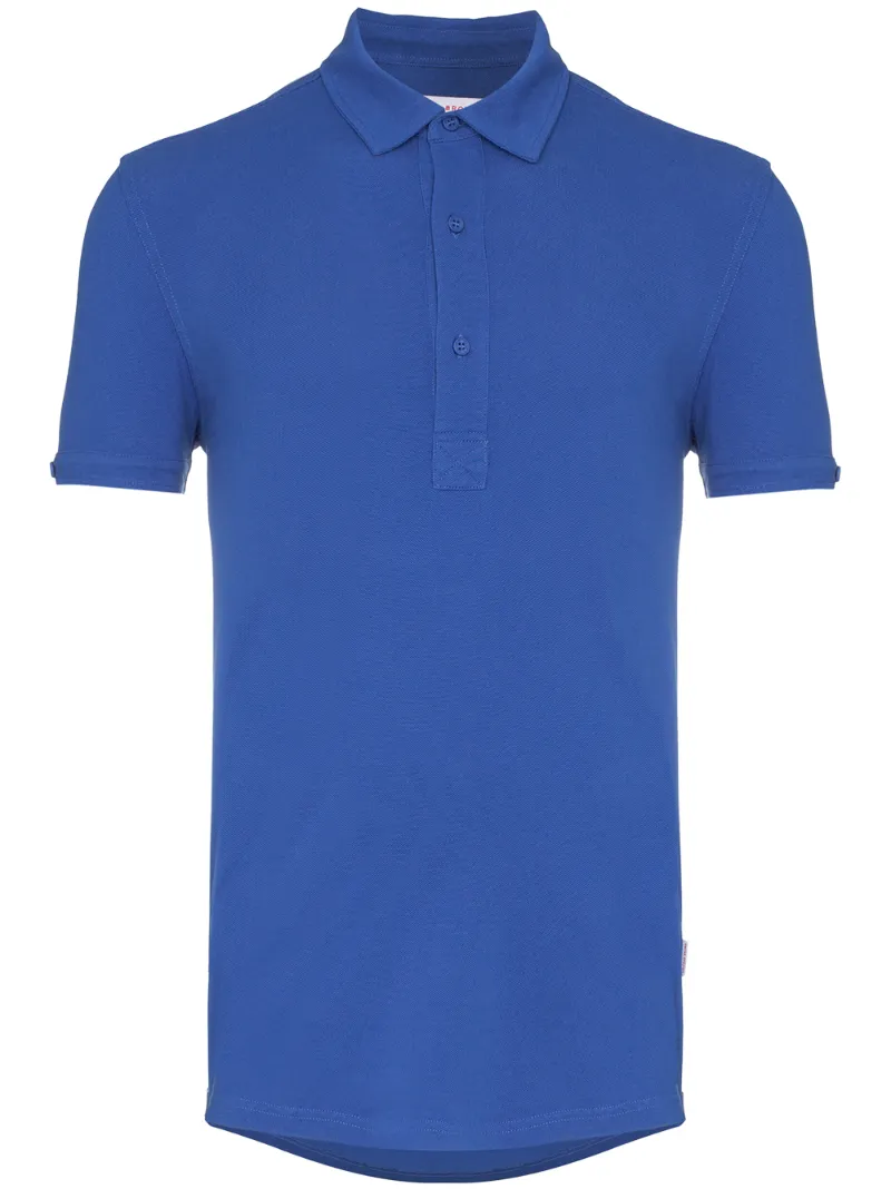 Orlebar Brown T-shirts ORLEBAR BROWN SEBASTIAN SHORT-SLEEVE POLO SHIRT - BLUE