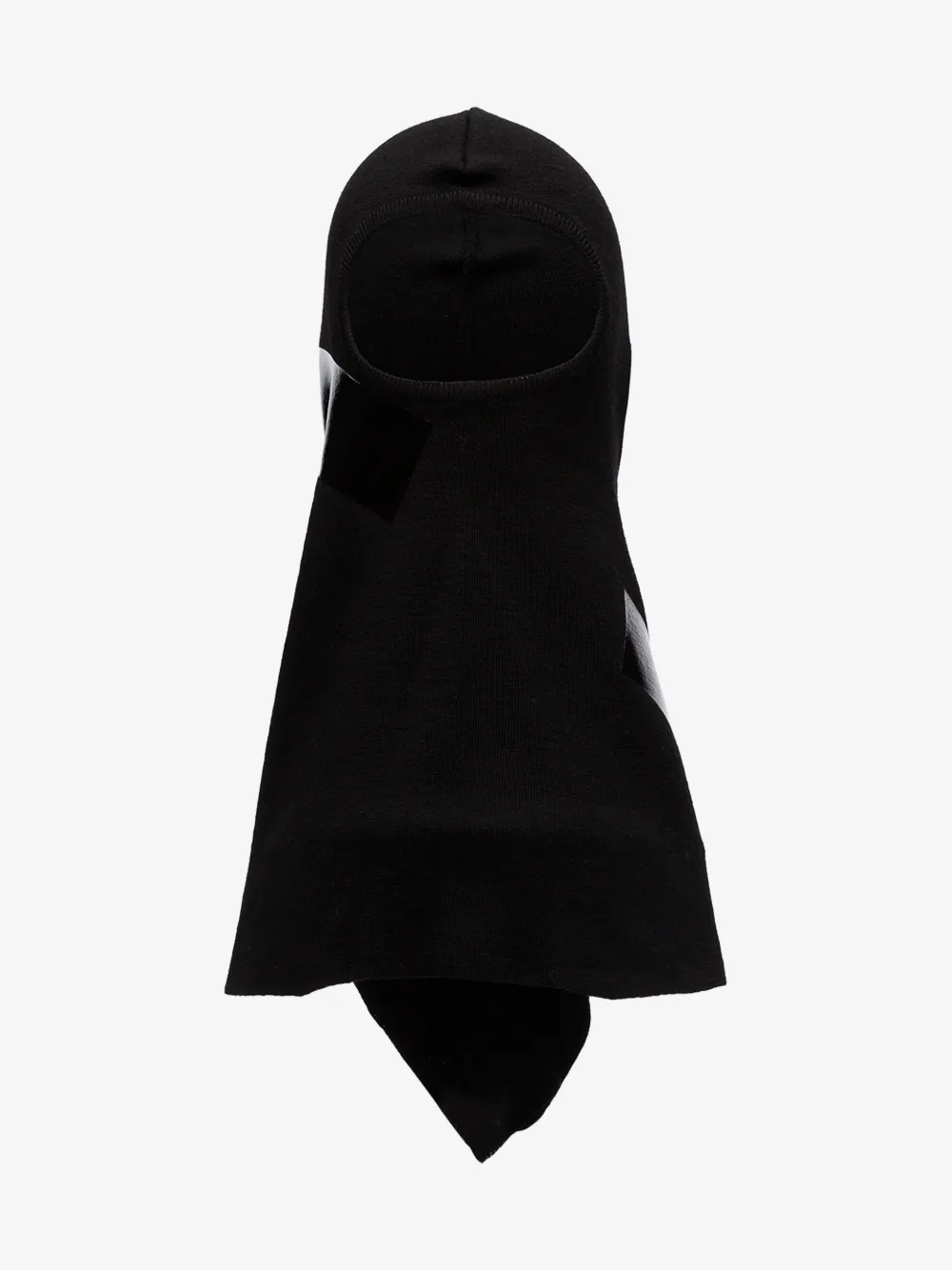 Raf Simons Accessories RAF SIMONS X TEMPLA BLACK LOGO MERINO BALACLAVA