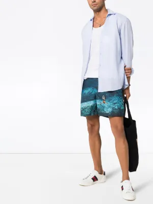 Bulldog Sea Deep Swim Shorts Print E2WIDH9