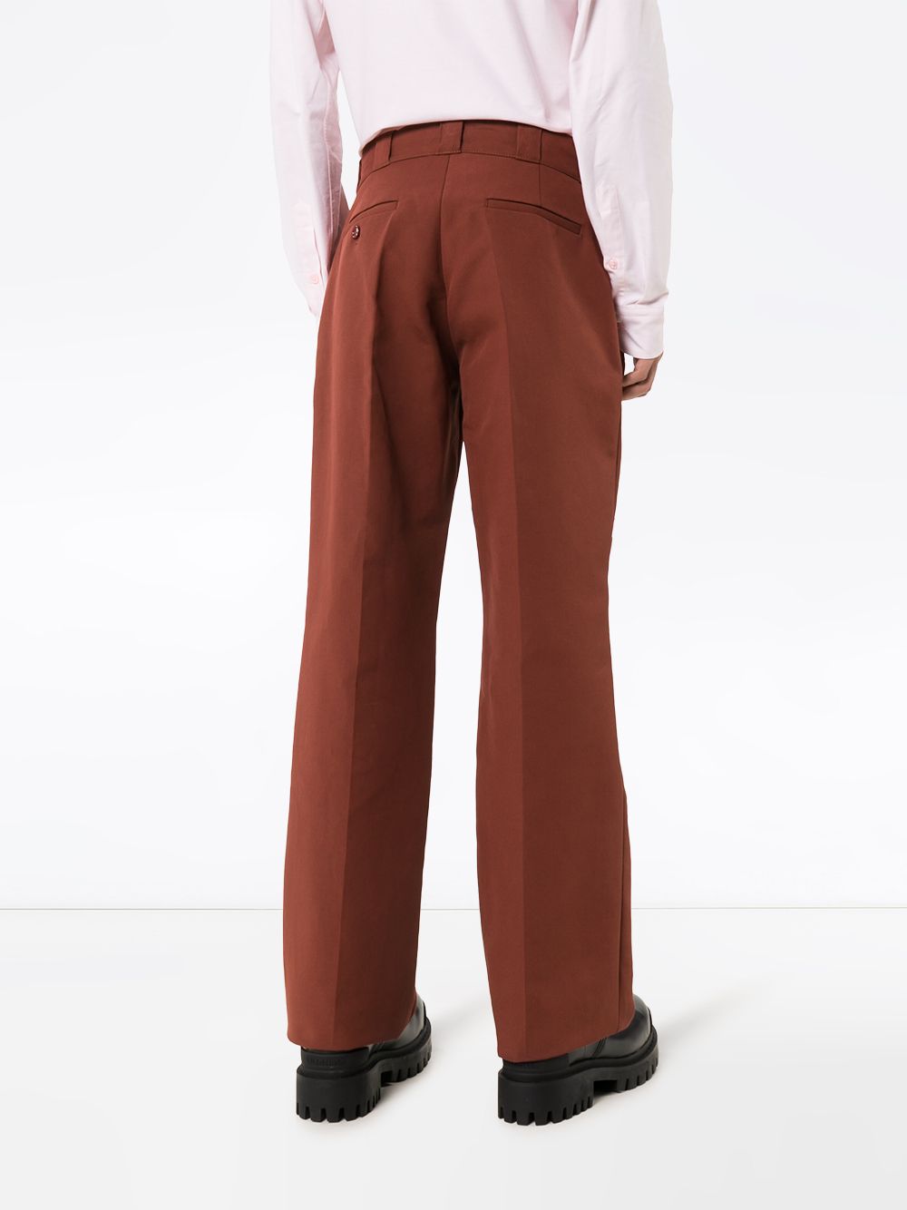 фото Raf simons прямые брюки с вышивкой