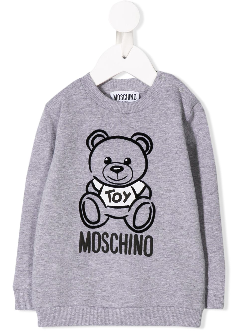 фото Moschino kids толстовка с узором