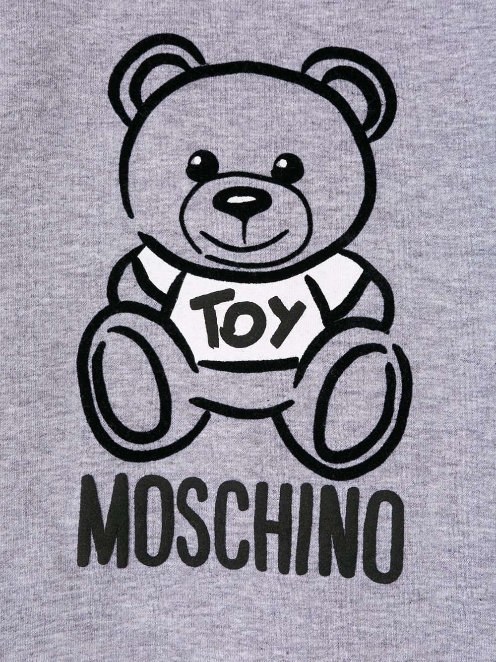 фото Moschino kids толстовка с узором