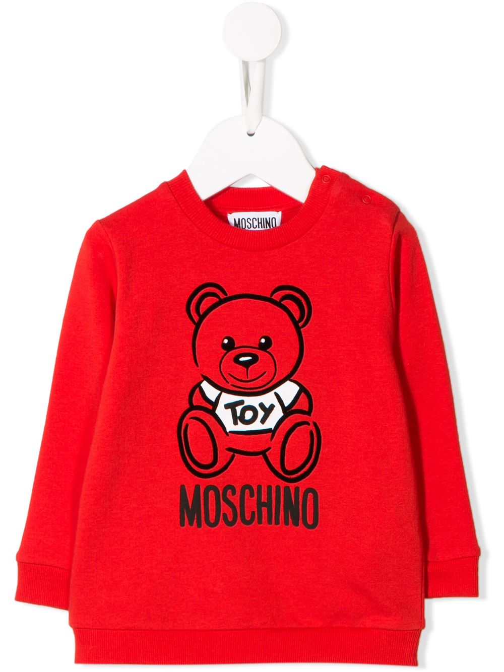 фото Moschino kids толстовка с узором