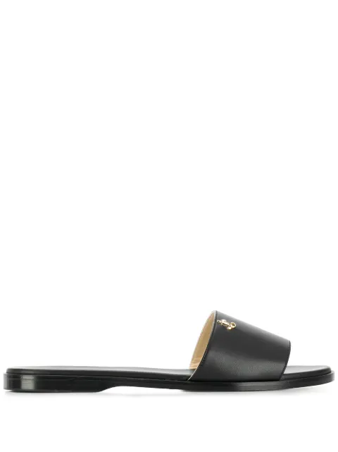 Jimmy Choo Minea Flat Sandals - Farfetch