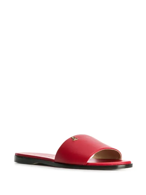 Jimmy Choo Minea Flat Sandals - Farfetch