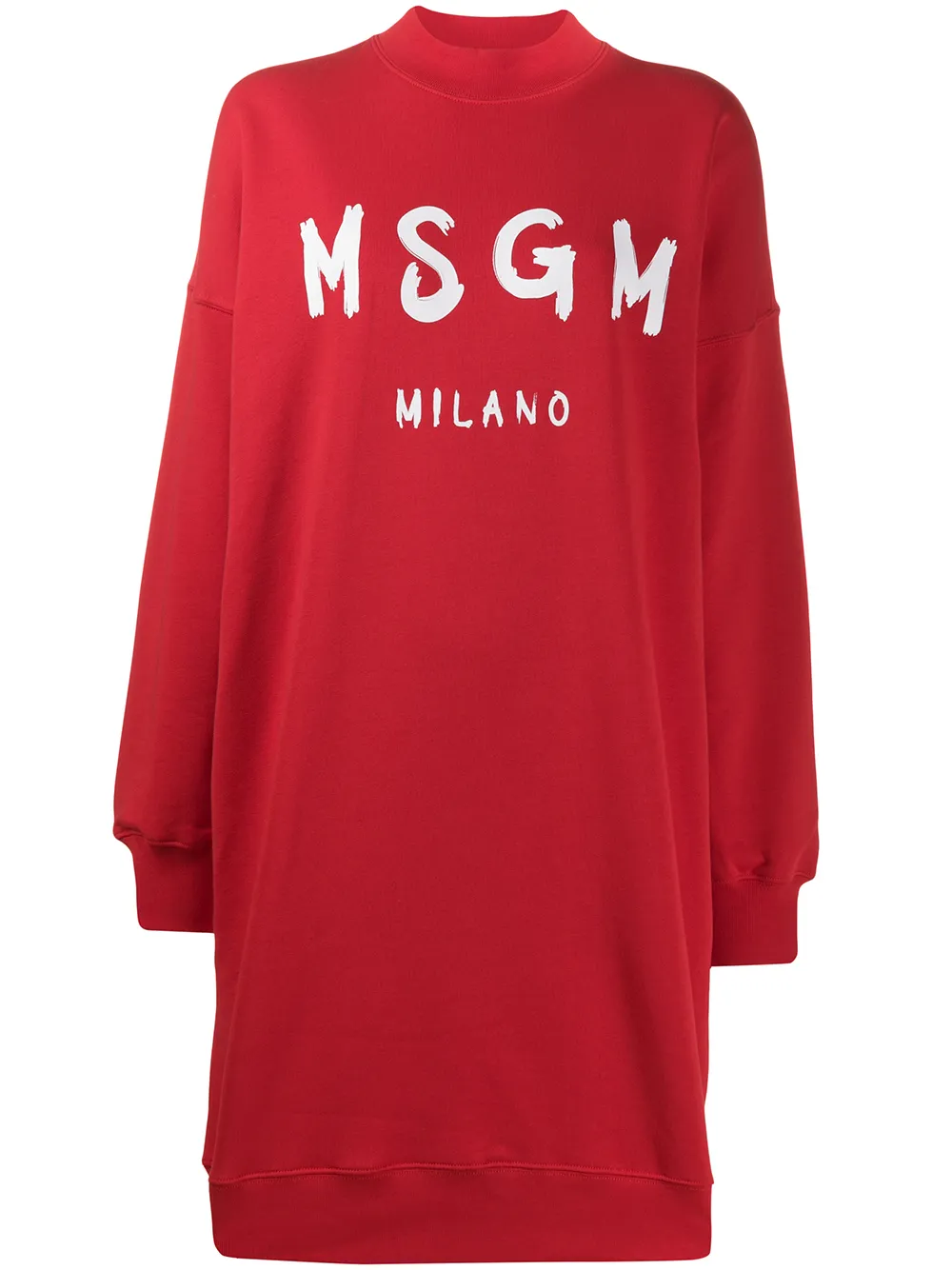 MSGM платье-джемпер с логотипом MSGM платье-джемпер с логотипом