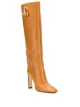 Image 2 of Jimmy Choo brown logo 100 knee-high boots