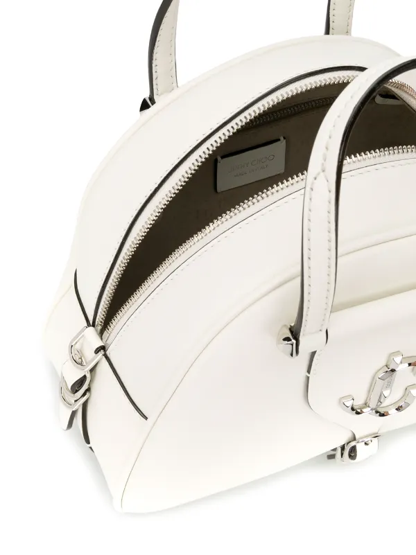 white bowling bag
