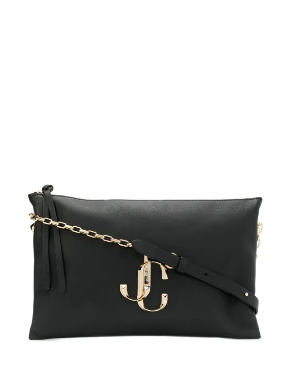jimmy choo black shoulder bag