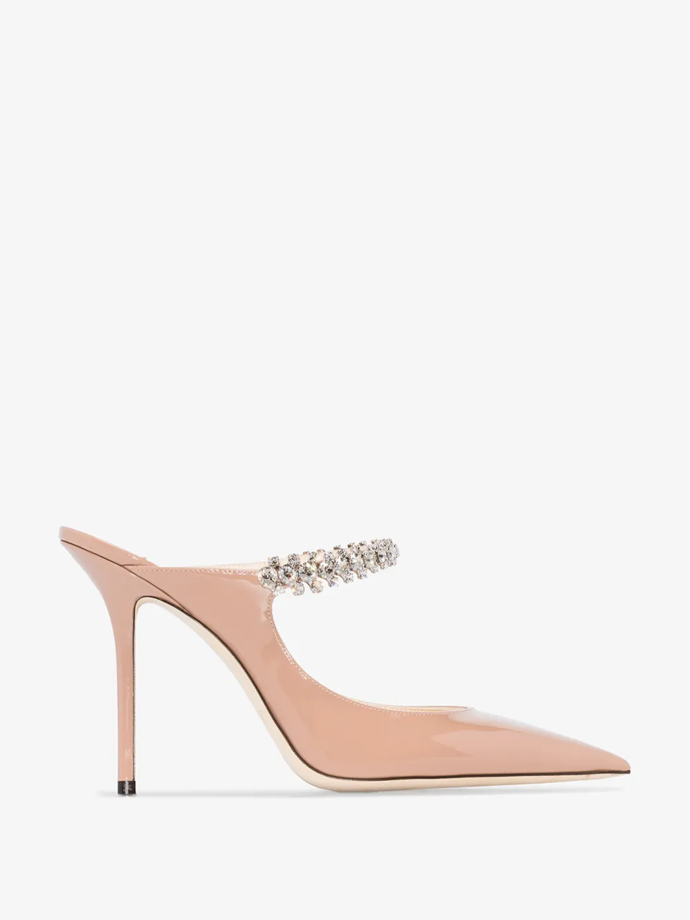 jimmy choo women's bing 100 patent leather mules