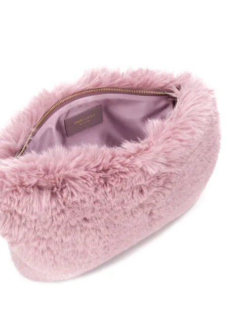 JIMMY CHOO CALLIE FAUX FUR CLUTCH