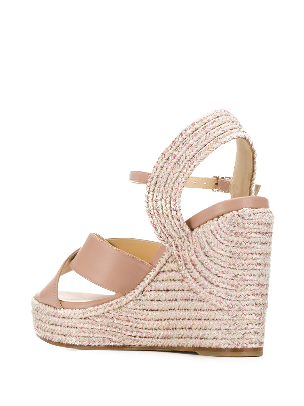 Jimmy Choo Dellena 100mm Wedge Sandals - Farfetch