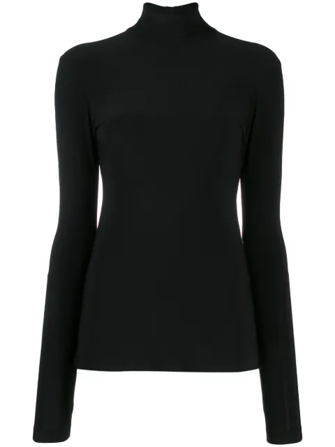 Norma Kamali slim-fit turtleneck top
