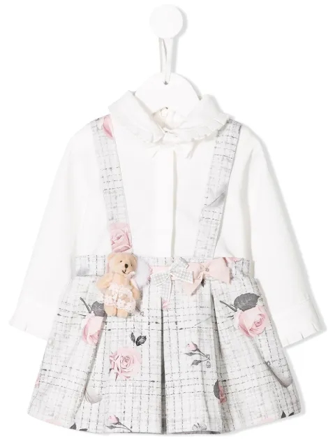 Click to view more detailed imagery on our partner's website Lapin House Kids' Pleated Skirt Dress In White
