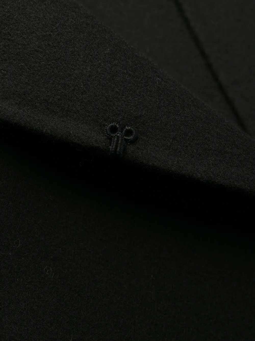 flared scalloped coat
