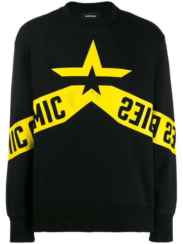 diesel star sweatshirt