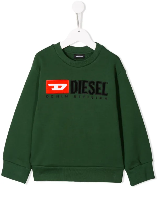 Diesel shop green sweatshirt